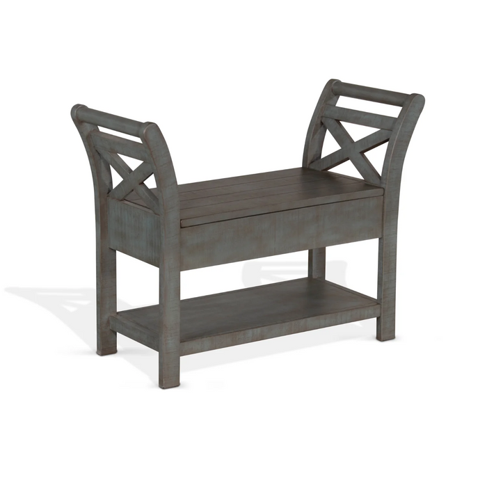 Purity Craft Accent Bench with Storage Little Boy Blue