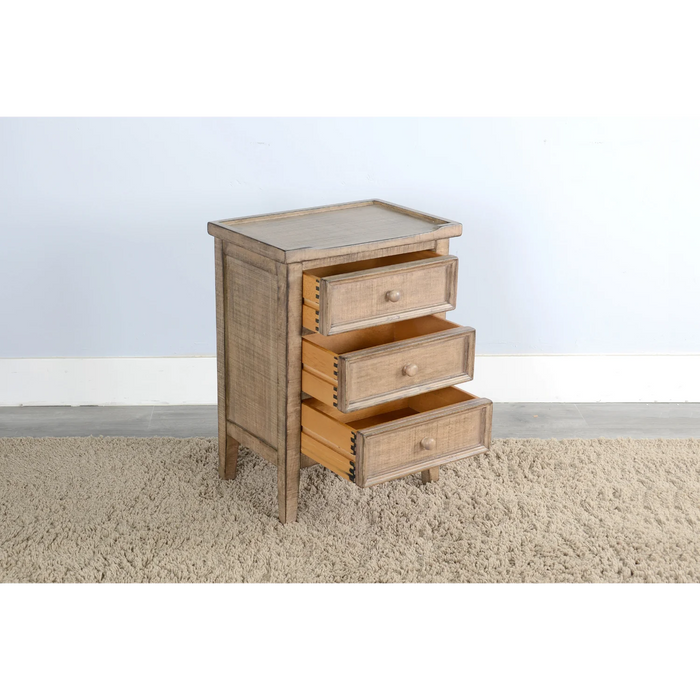 Purity Craft End Table Beach Pebble