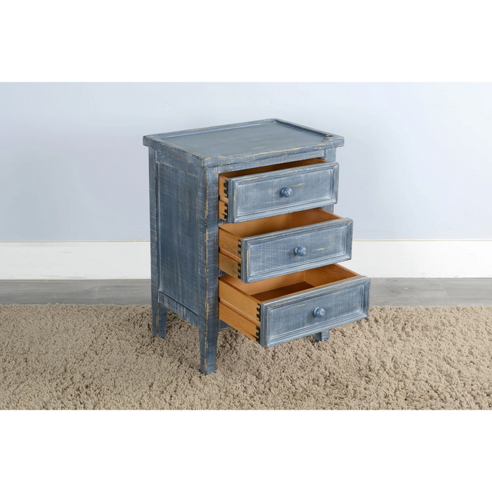 Purity Craft End Table Ocean Blue