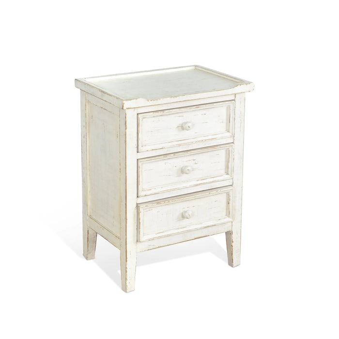 Purity Craft End Table White Sand