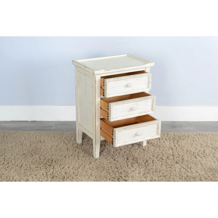 Purity Craft End Table White Sand