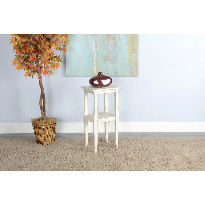 Purity Craft  End Table White Sand