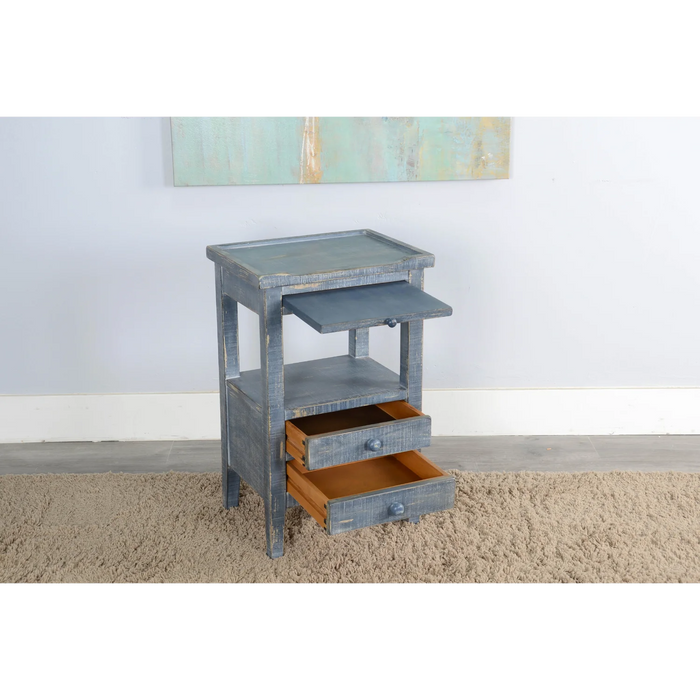 Purity Craft Side Table Ocean Blue