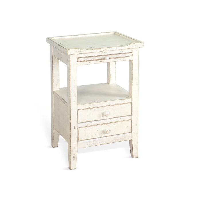 Purity Craft Side Table White Sand