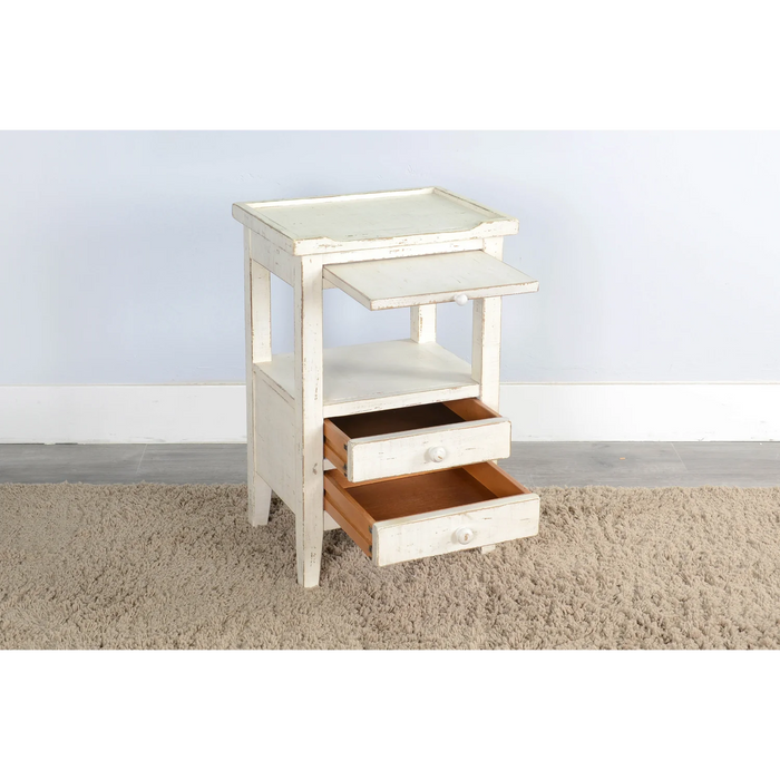 Purity Craft Side Table White Sand