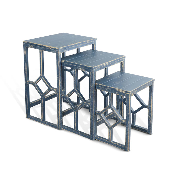 Purity Craft Nesting Table Ocean Blue