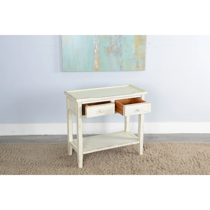 Purity Craft Side Table White Sand