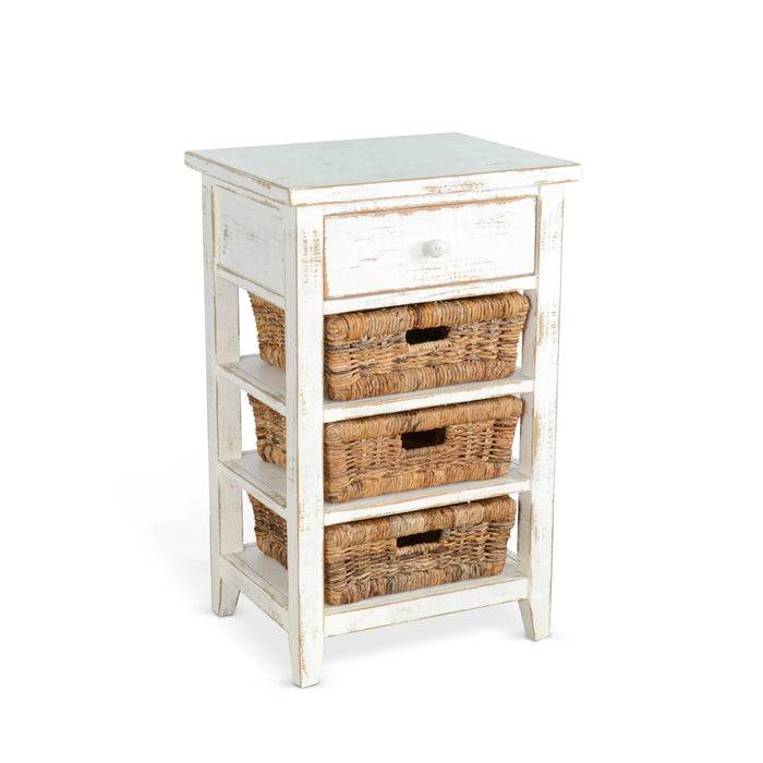 Purity Craft Storage Table  White Sand