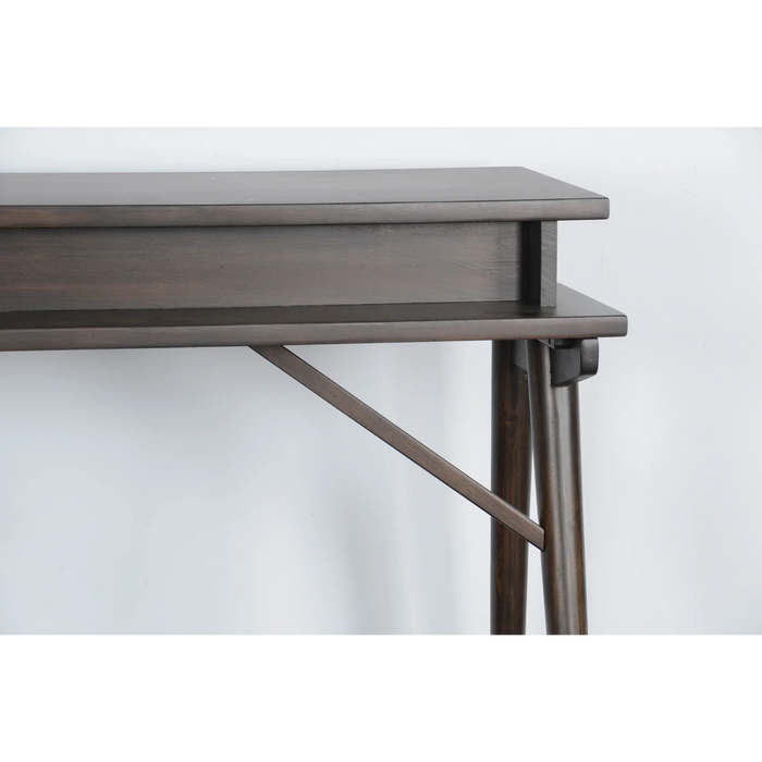 Purity Craft Console Table with USB Power Pack Coffee Bean