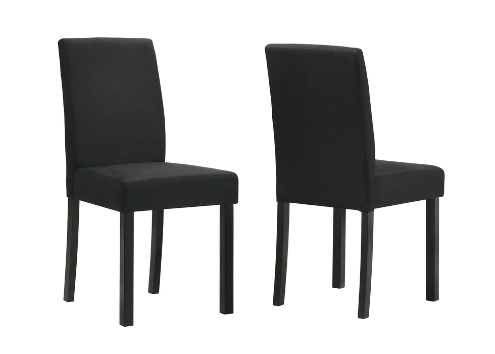 Resia Black Dining Chair, Set of 4