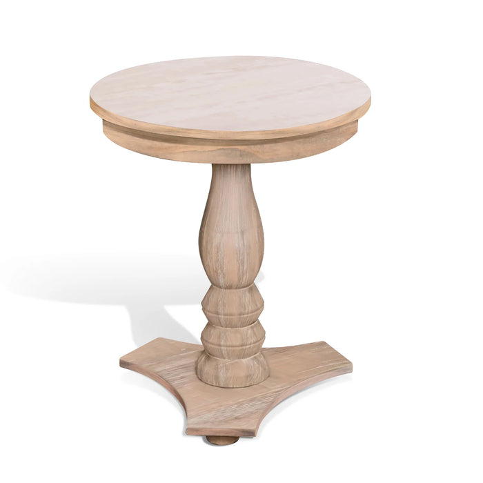 Purity Craft Bijou Round Accent Table Wheat