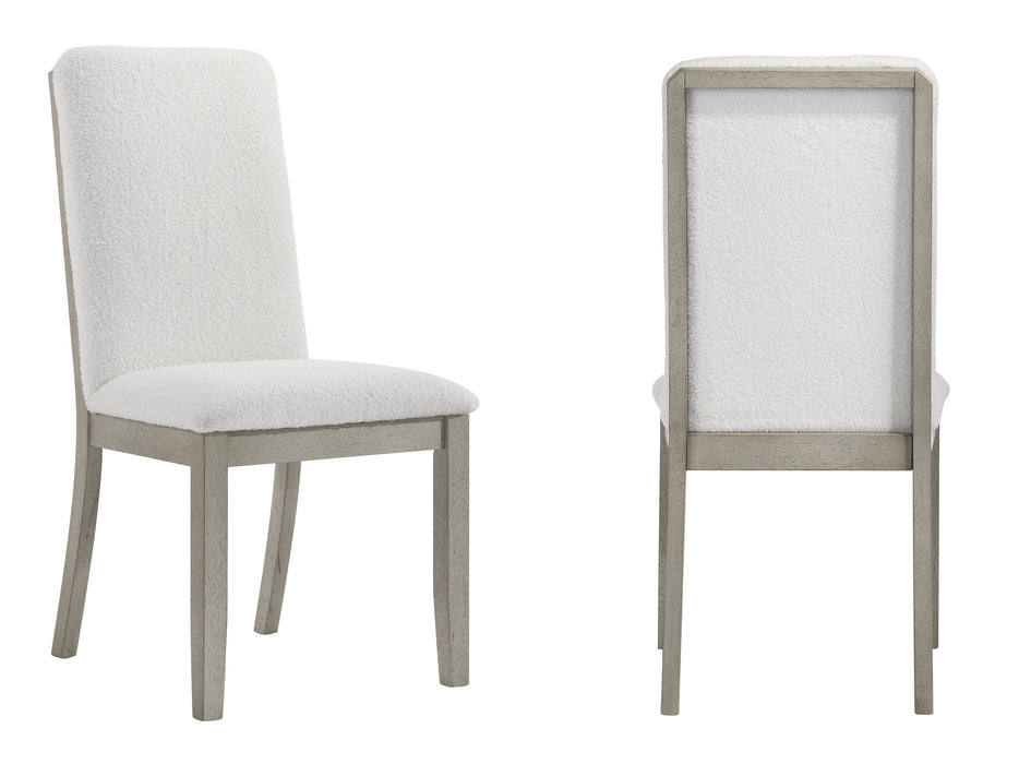 Torrie Light Gray Dining Chair, Set of 2