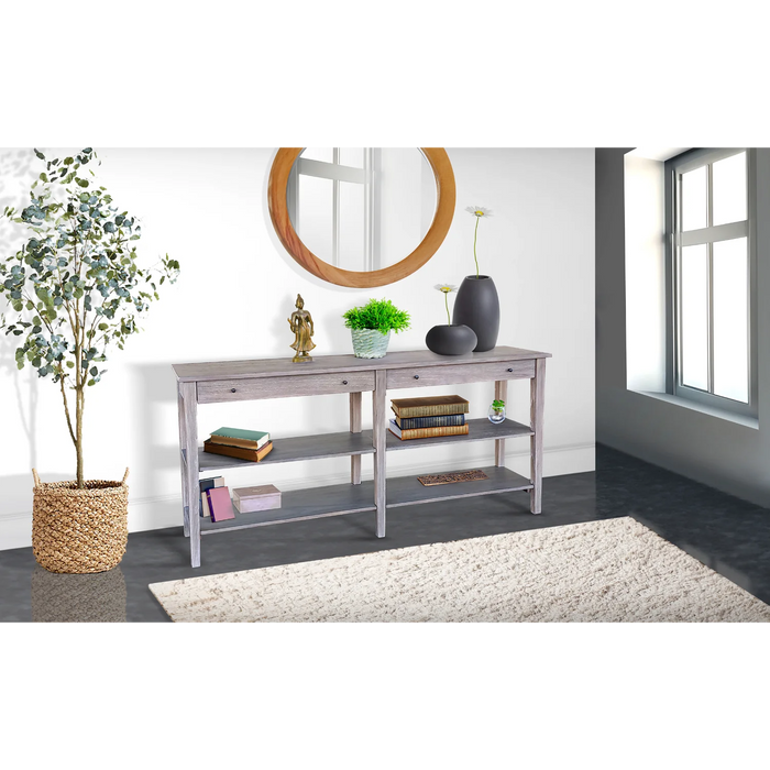 Purity Craft Wide Console Table Wheat