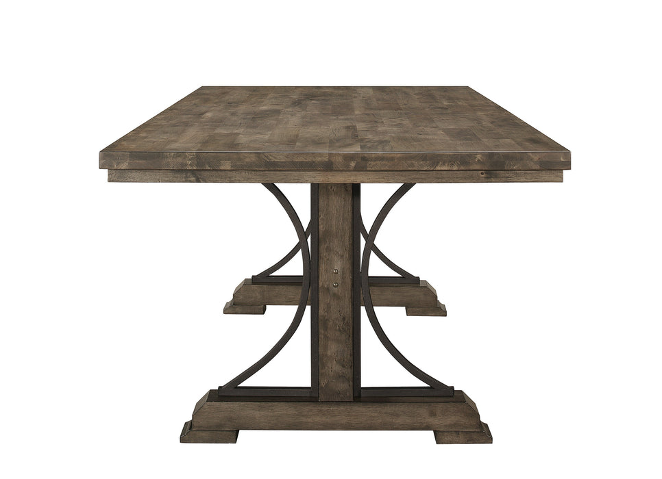 Quincy Grayish Brown Dining Table