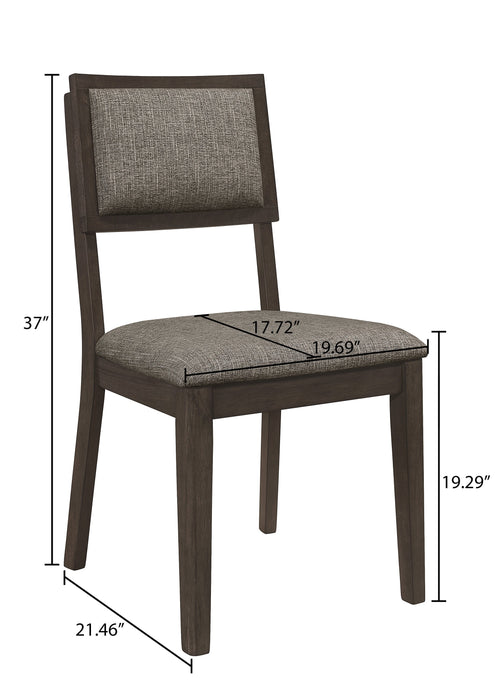 Ember Brown Dining Chair, Set of 2