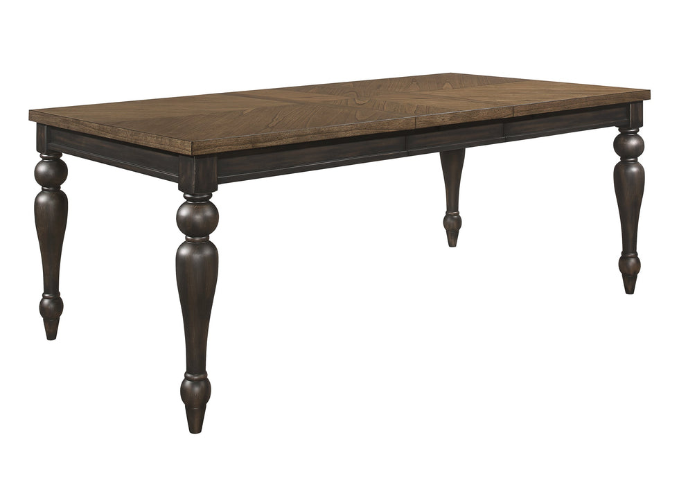 Hilara Espresso/Brown Extendable Dining Table