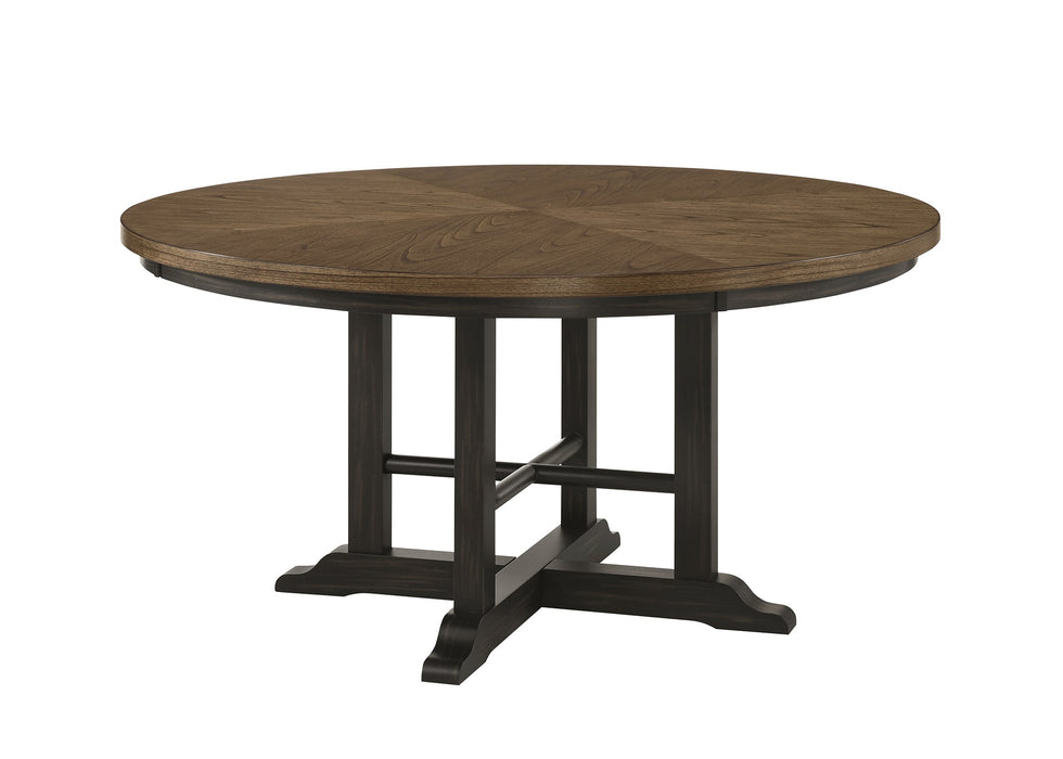 Hilara Espresso/Brown Round Dining Table