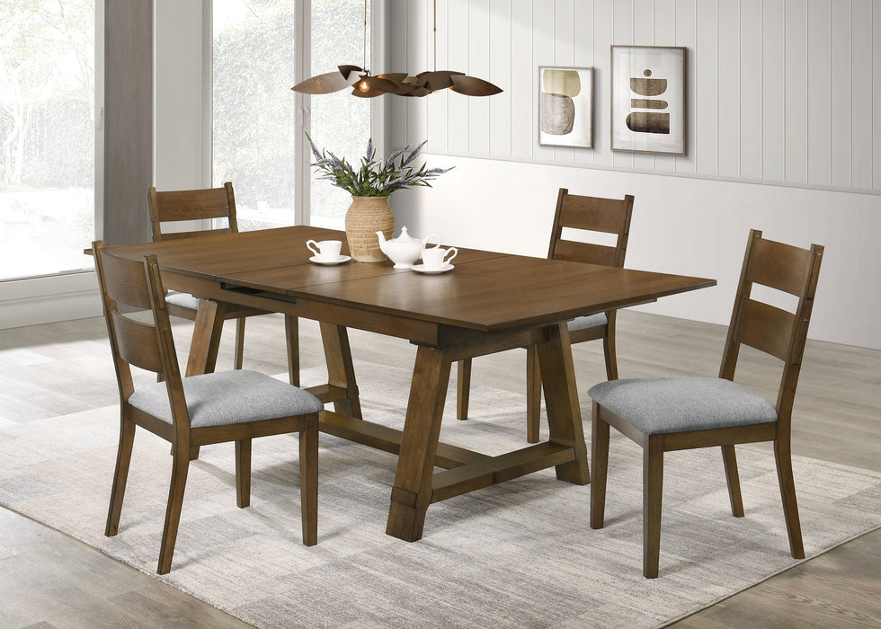 Everly Brown Dining Set