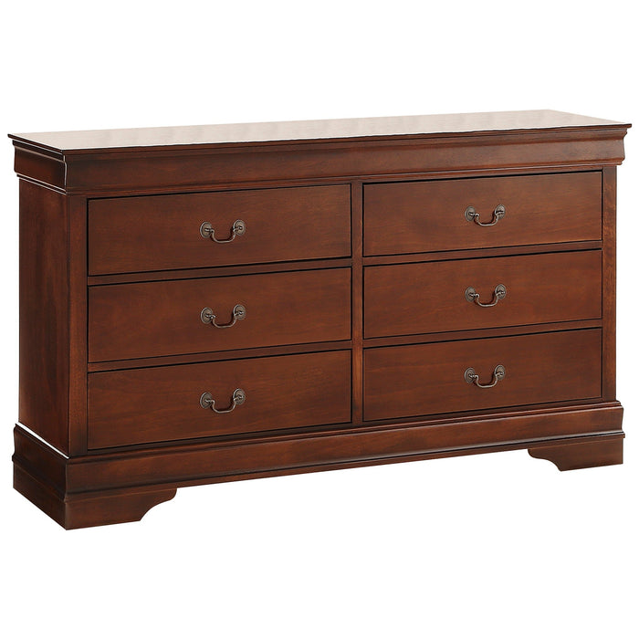 Mayville Brown Cherry Dresser