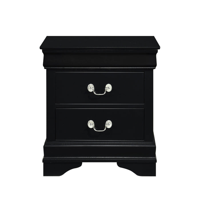 Mayville Black Nightstand