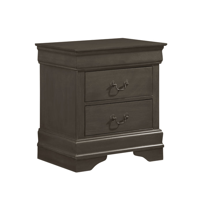 Mayville Stained Gray Nightstand