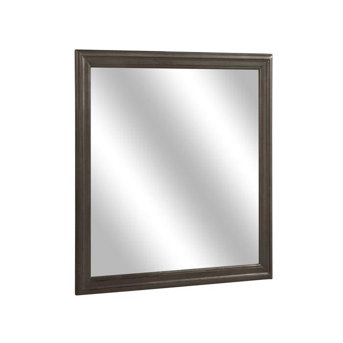 Mayville Stained Gray Mirror (Mirror Only)