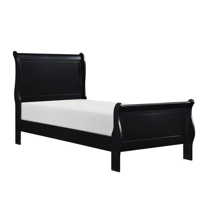 Mayville Black Sleigh Youth Bedroom Set