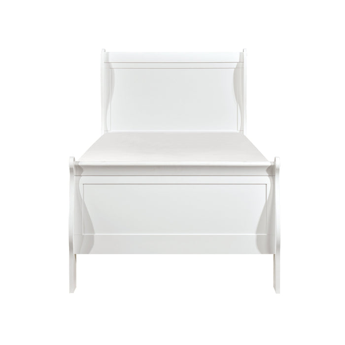 Mayville White Sleigh Youth Bedroom Set