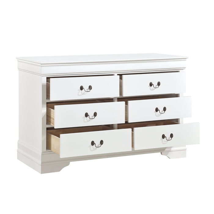 Mayville White Sleigh Bedroom Set