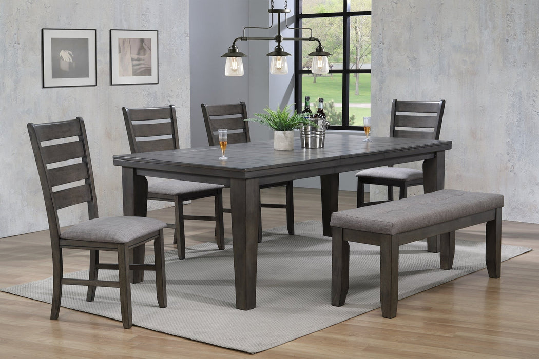 Bardstown Gray Extendable Dining Set