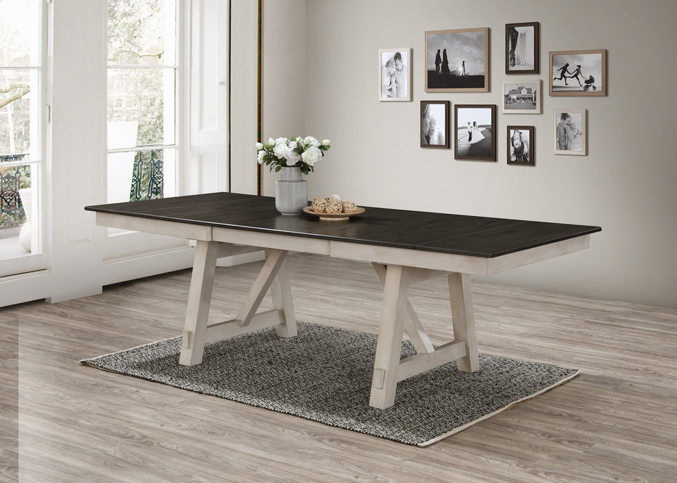 Maribelle Chalk/Gray Dining Table