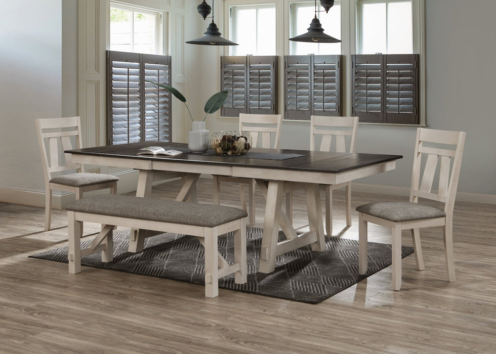 Maribelle Chalk/Gray Dining Table