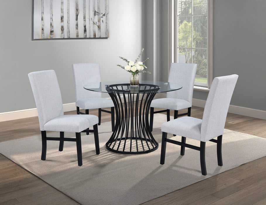 Tracy Dove Round Dining Set