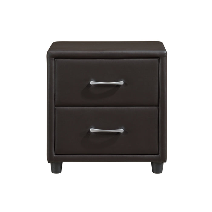 Lorenzi Dark Brown Nightstand