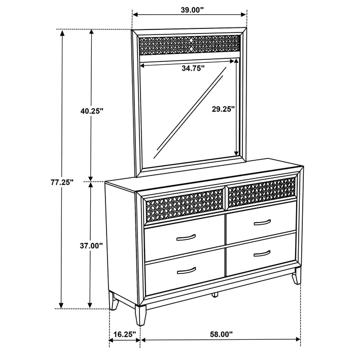 Valencia Dresser With Mirror