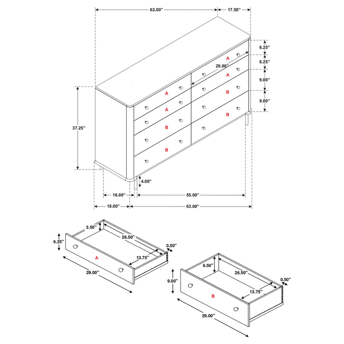 Arini 5 Pc Bedroom Set