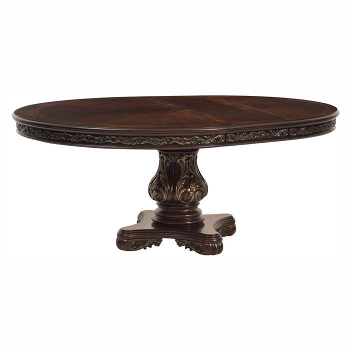 Deryn Park Cherry Extendable Round/Oval Dining Table