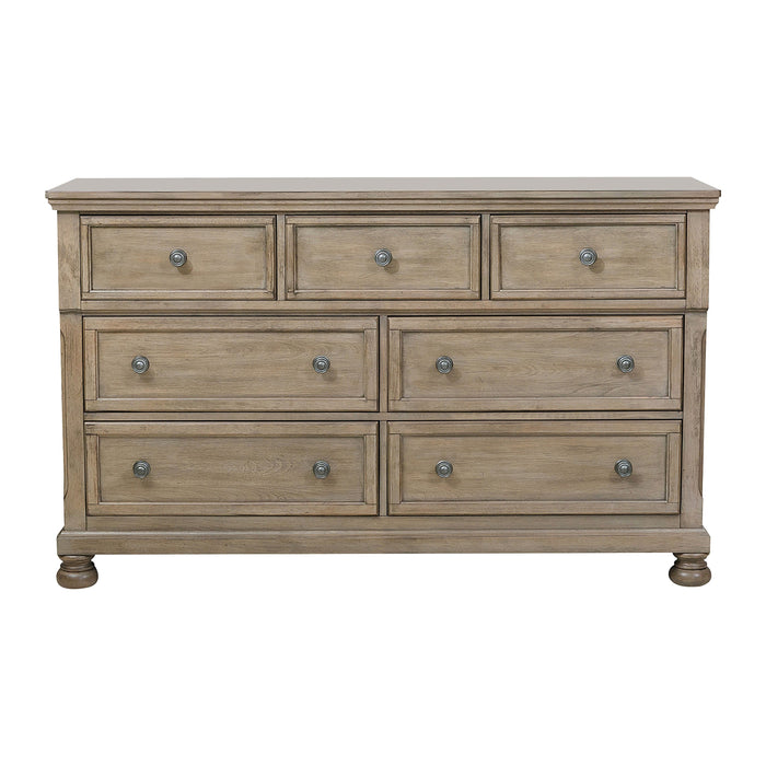 Bethel Wire Brushed Gray Dresser