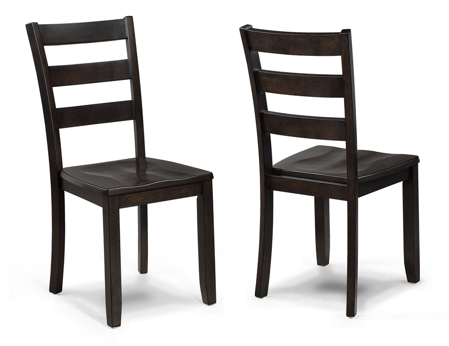 Durham Dark Brown 5-Piece Dining Set