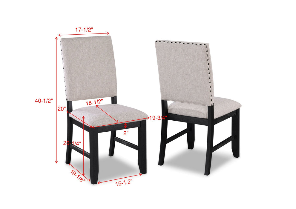 Regent Charcoal Black Dining Set