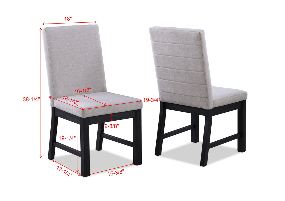 Pelham Gray Dining Chair, Set of 2