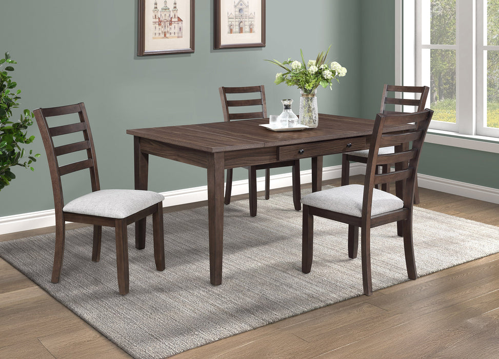 Wagner Brown Dining Table with Storage