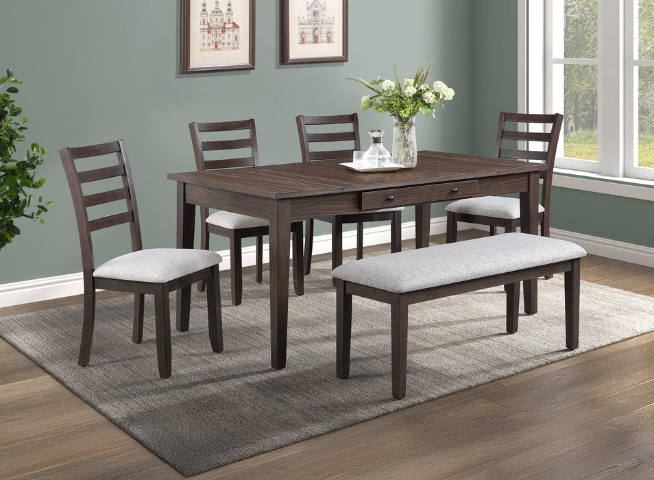 Wagner Brown Dining Table with Storage