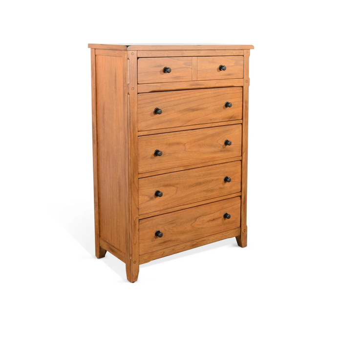 Purity Craft Sedona Petite Wood Chest Rustic Oak