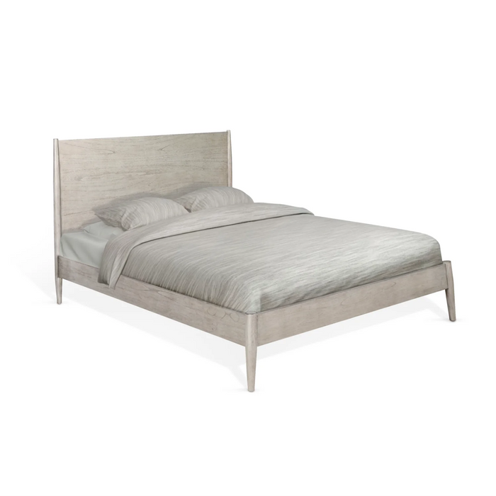 Purity Craft Eastern King Panel Bed Modern Grey