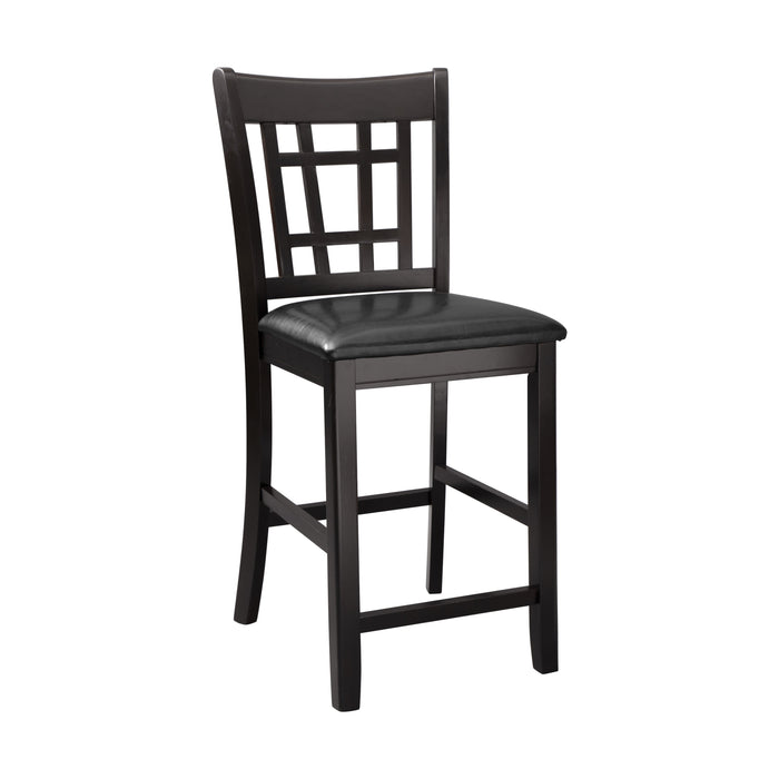 Junipero Espresso Counter Chair, Set of 2