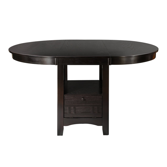 Junipero Espresso Extendable Counter Height Table