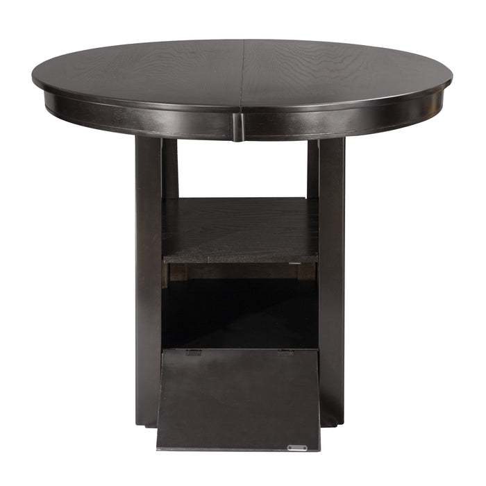 Junipero Espresso Extendable Counter Height Table