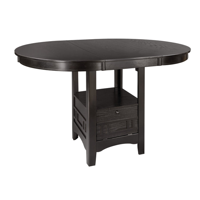 Junipero Espresso Extendable Counter Height Table