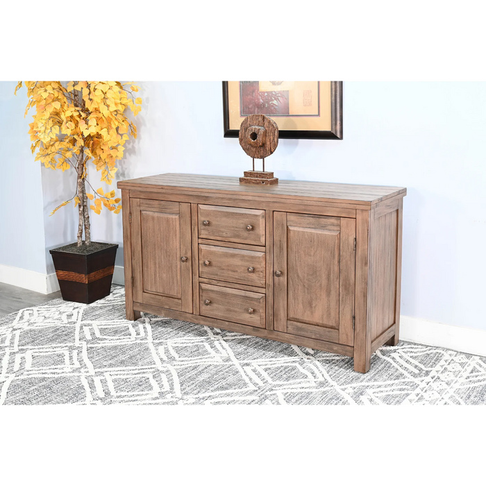 Purity Craft Doe Valley 66' Buffet Cabinet Buckskin